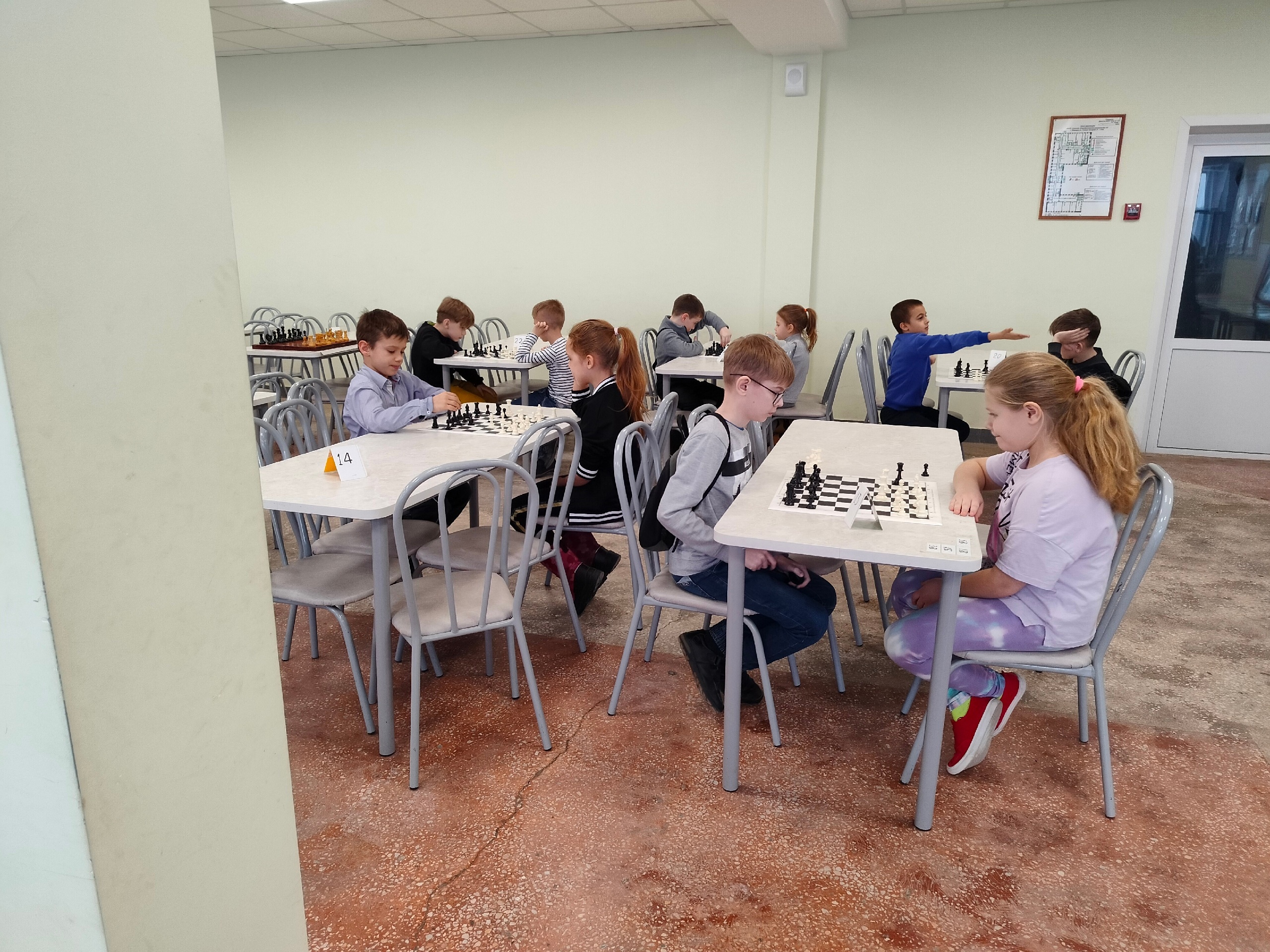 Открытое лично-командное первенство по шахматам.