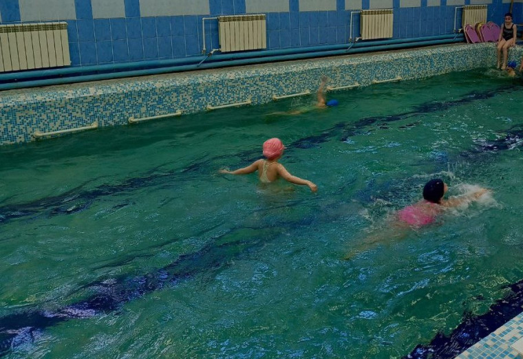 «Соревнования по плаванию».